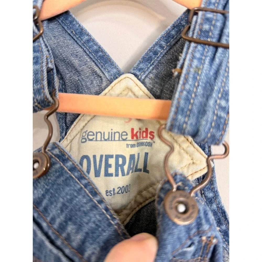 Genuine Kids from OshKosh Denim Overalls Blue Size 18 Months‎